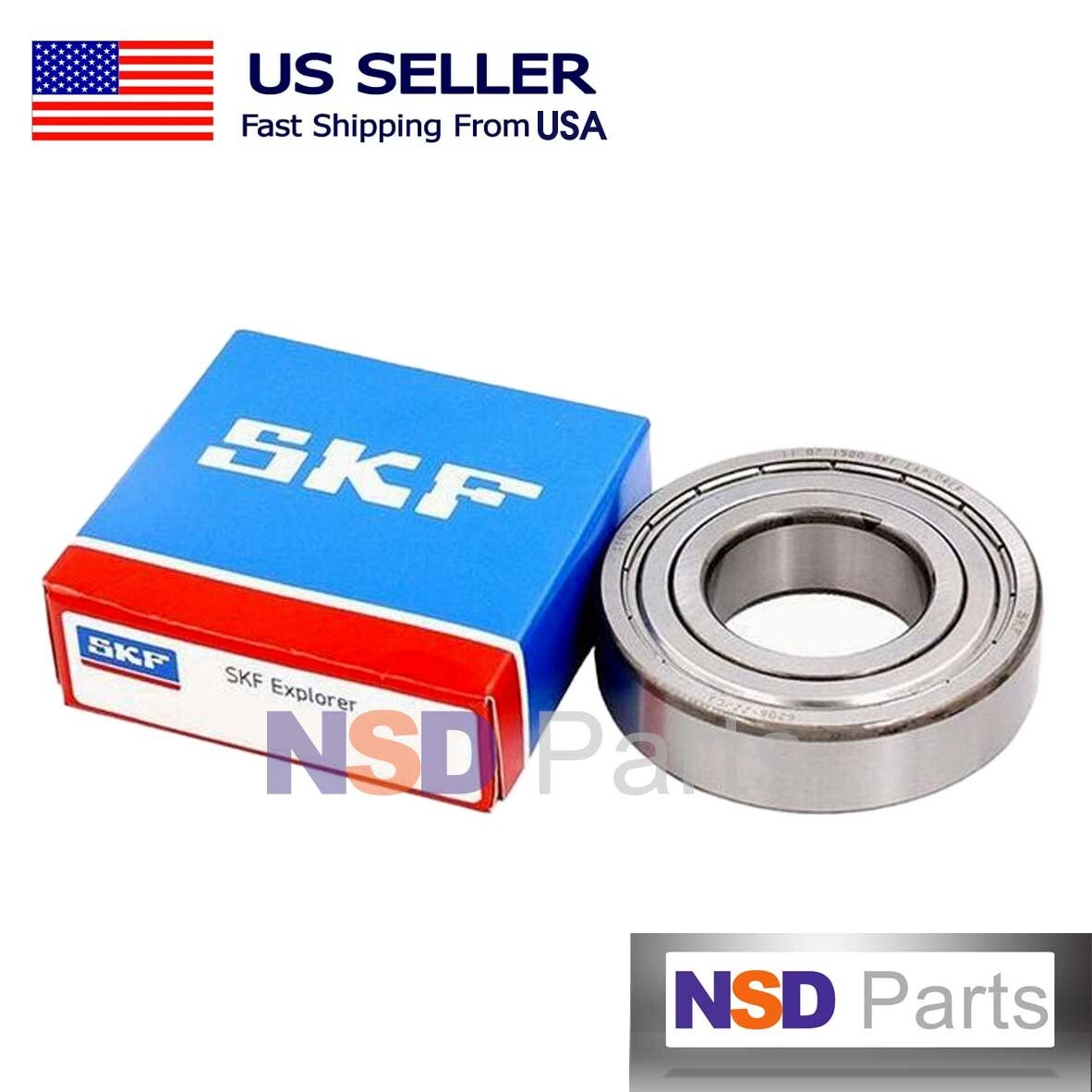 6000-2Z SKF Brand Metal Shield Ball Bearing 10x26x8 6000 ZZ 6000Z