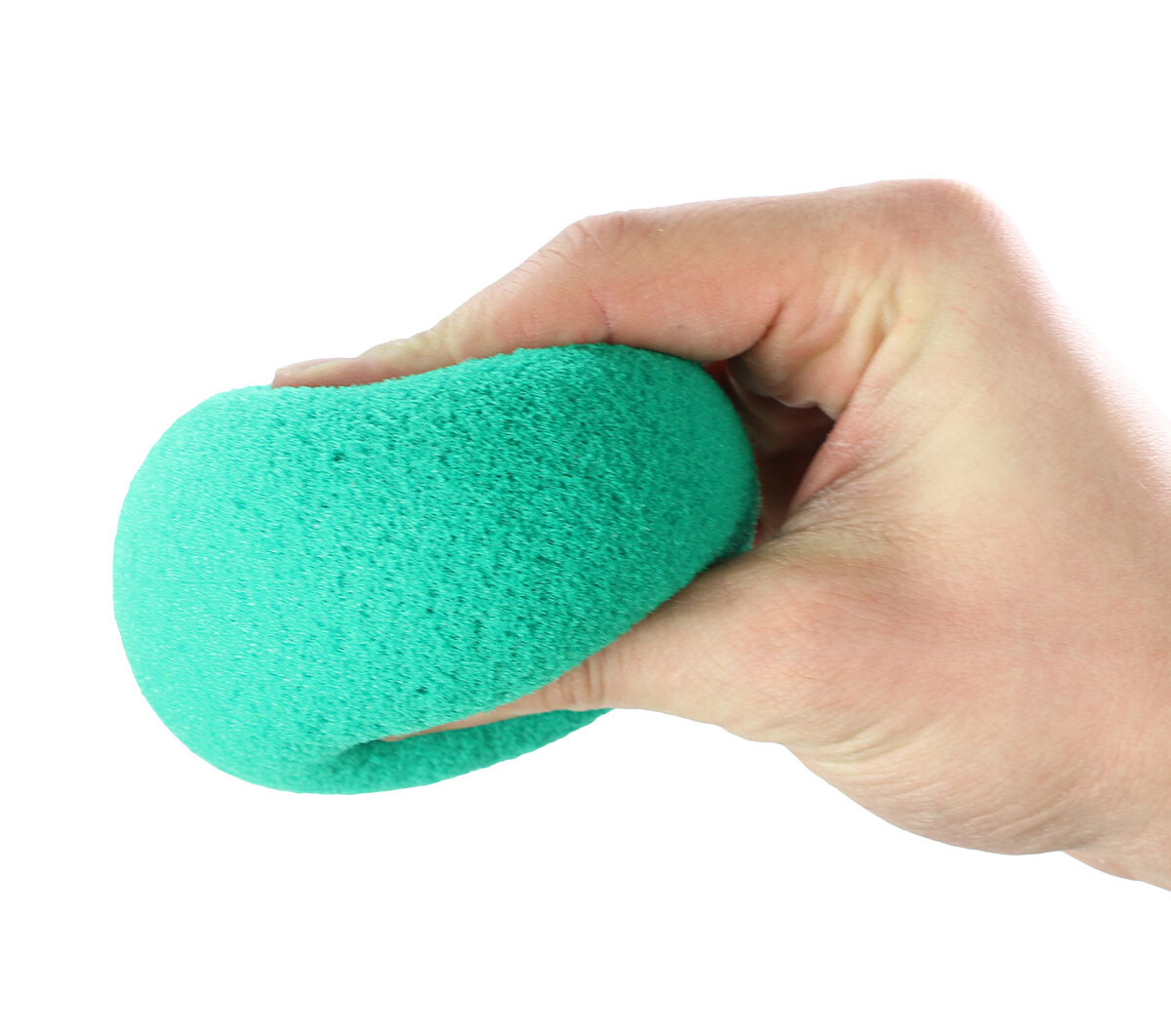 CanDo Memory Foam Squeeze Ball - 3-piece set (yellow, red, green)