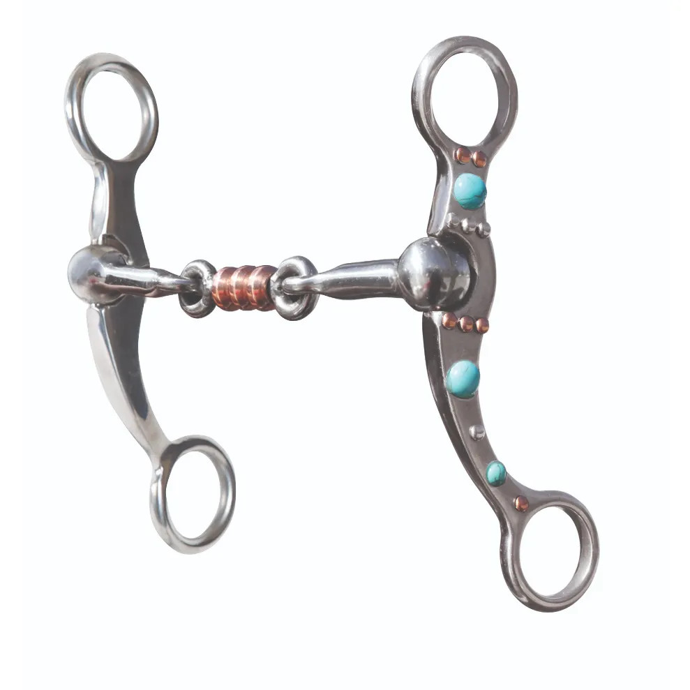 Professional's Choice Dot Shank Medium Port Horse Bit - Sweet Iron Mouthpiece