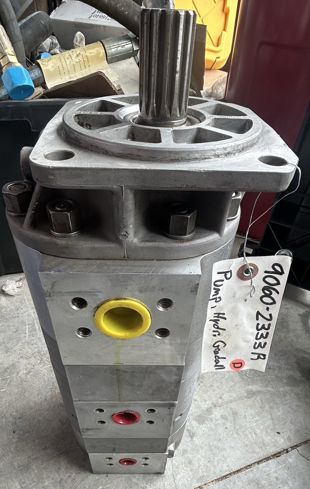 Gradall Hydraulic Pump Rebuilt 9060-2333 20260 New Old Stock,  All Ports Sealed