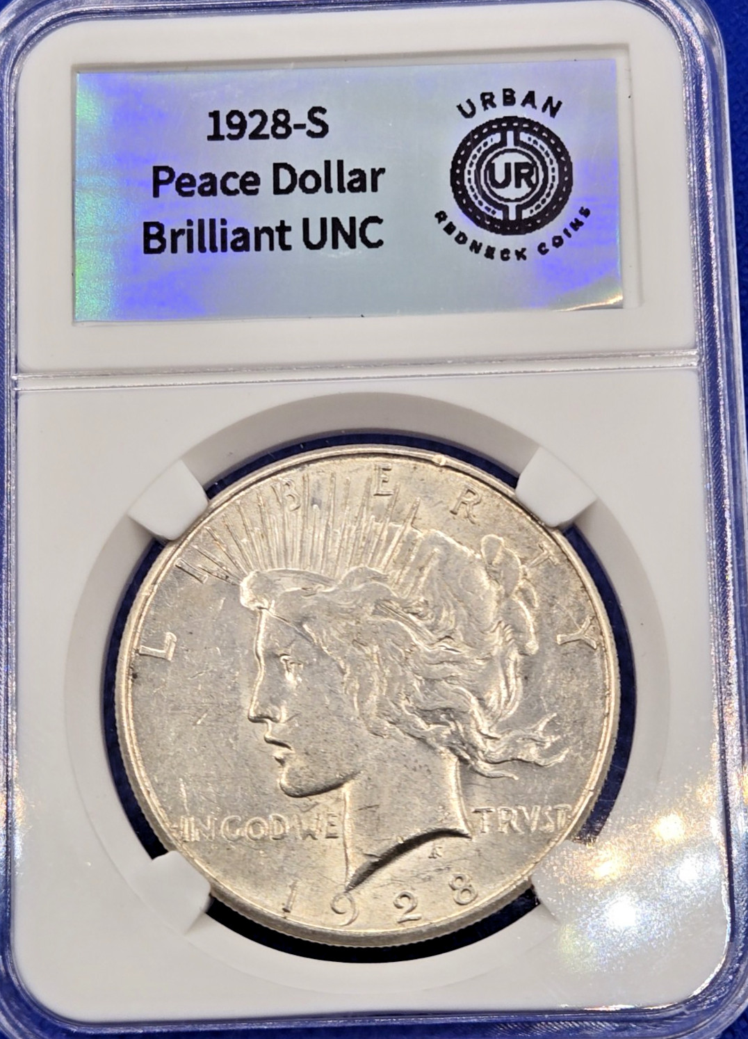 ✨1928 S PEACE SILVER DOLLAR HI GRADE U.S. 👀MINT RARE KEY COIN #431