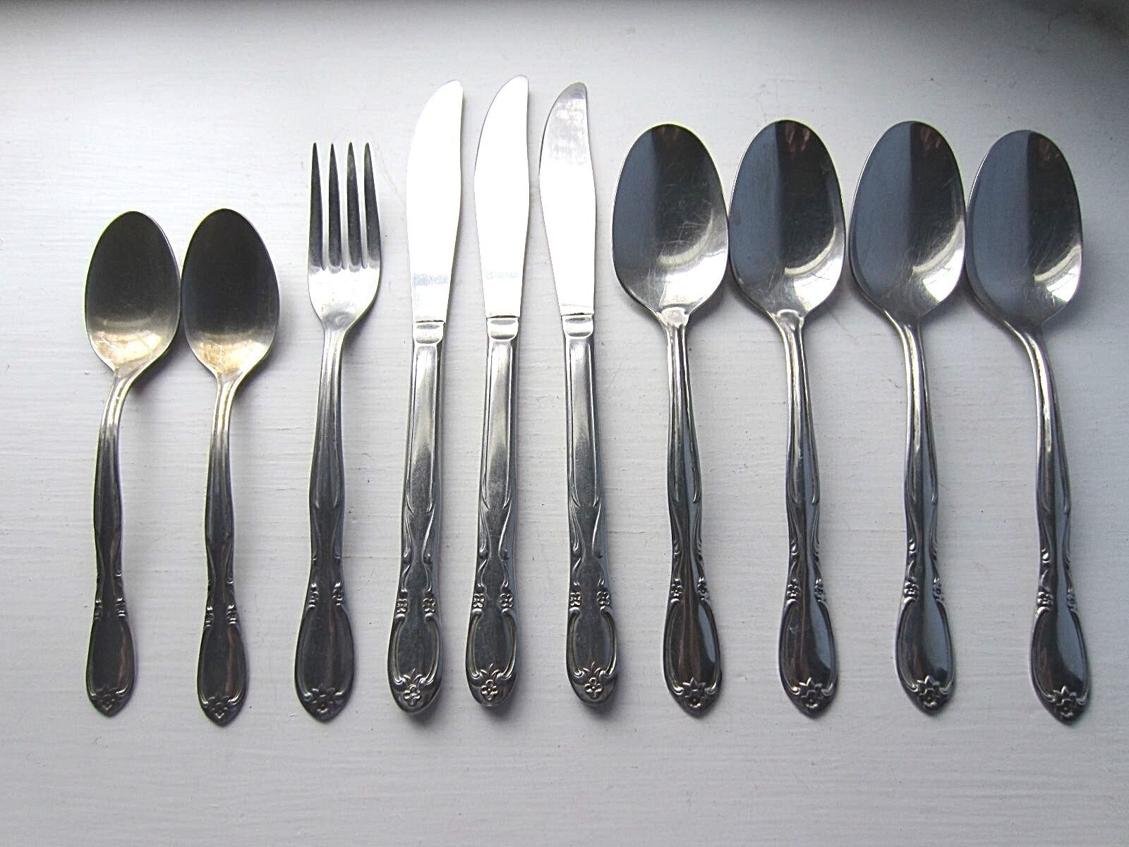 CHAPEL HILL by International Superior Stainless Steel Flatware 10 Pieces