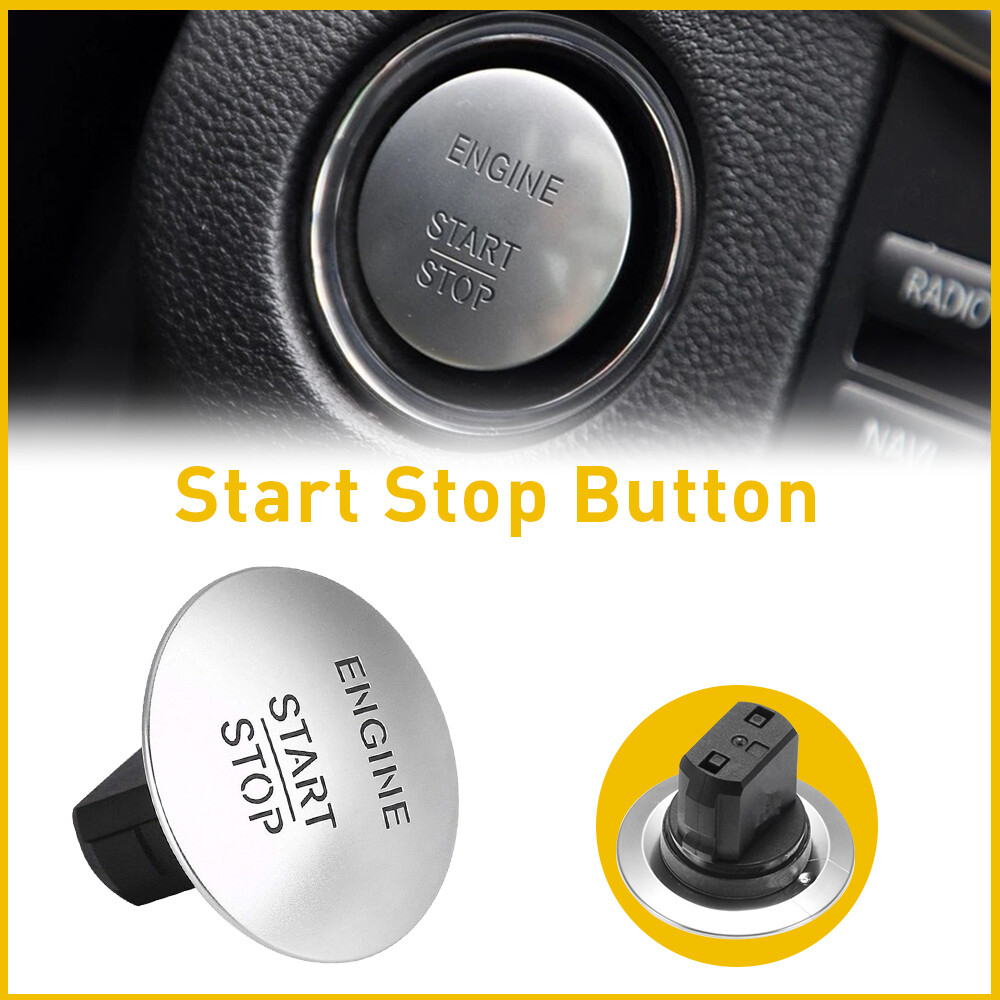 For Mercedes Benz Keyless Push Start Stop Button Go Engine Ignition Switch Parts
