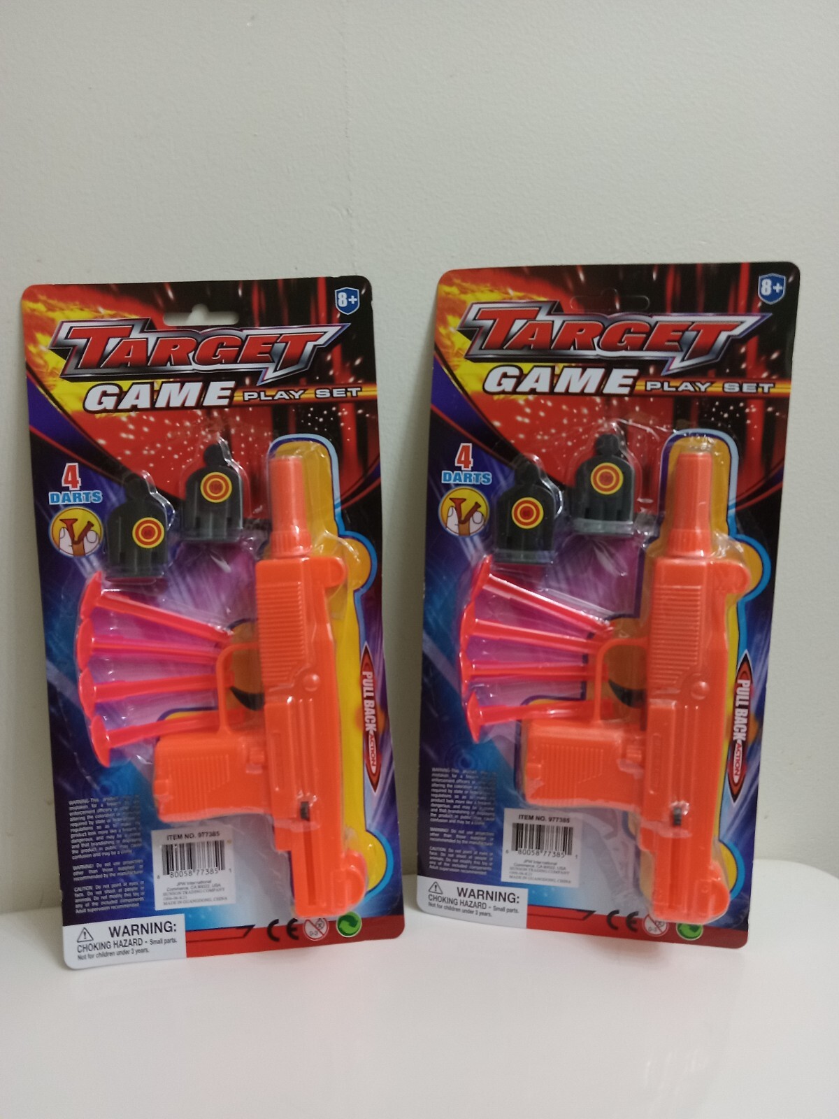 Target Game Play Set, Toy Dart Gun 2 Lots