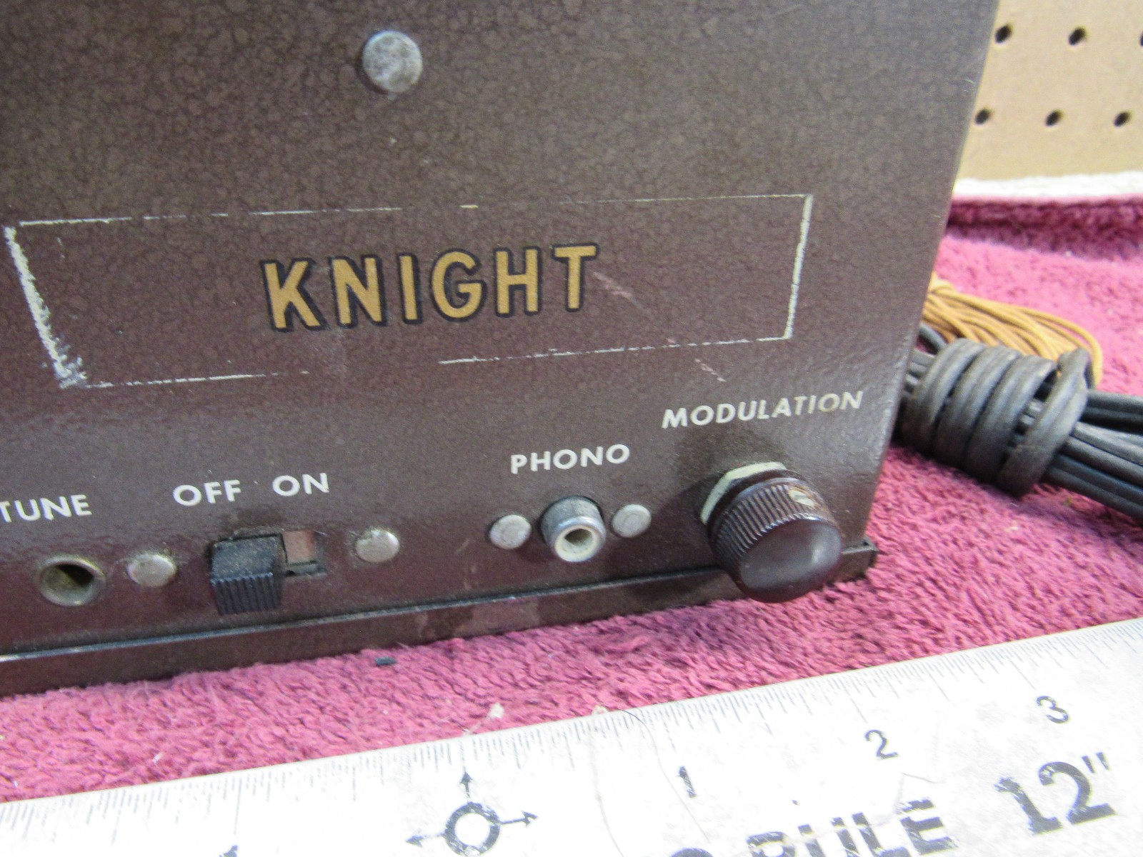 Vintage Knight Phono Modulation Control Device Box