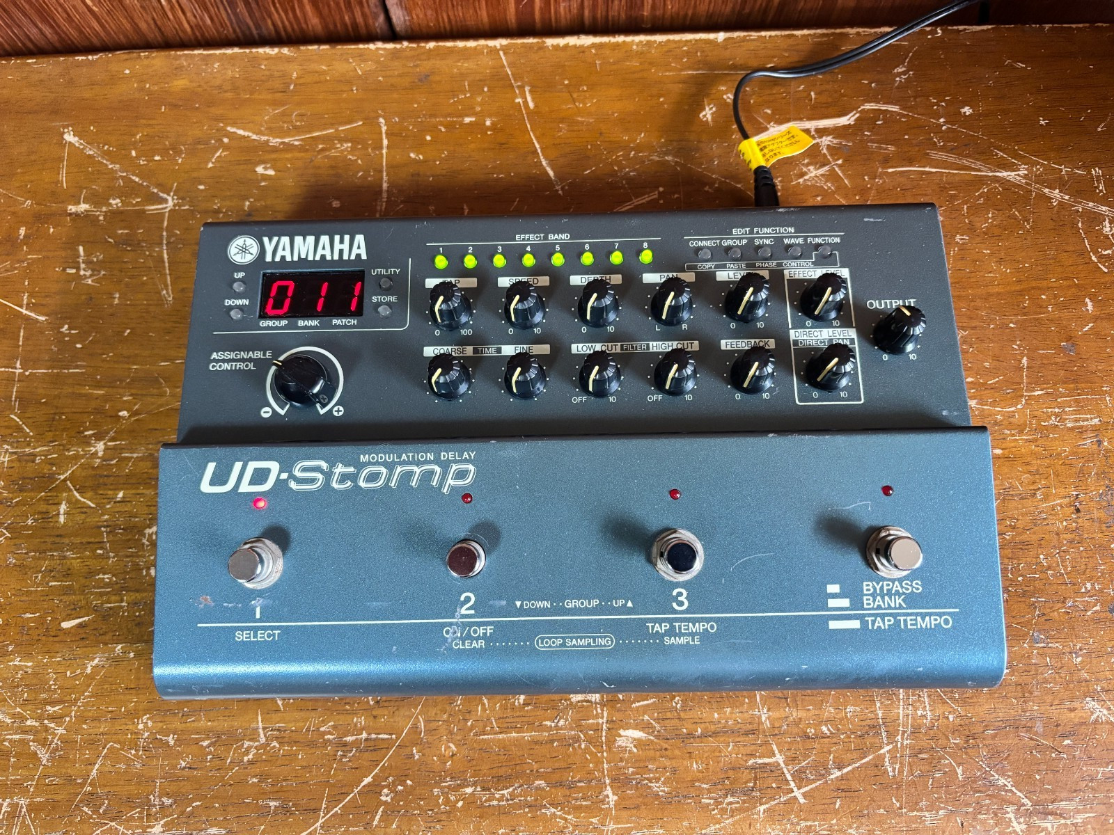 Yamaha UD Stomp MODULATION DELAY w/ power supply Allan Holdsworth