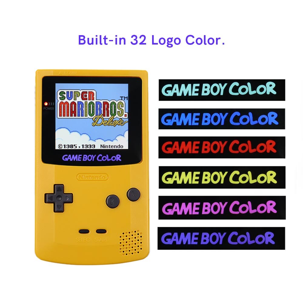 GBC OLED AMOLED Touch Screen Kits w/Pre-cut Shell 1500mAh Type-C Battery