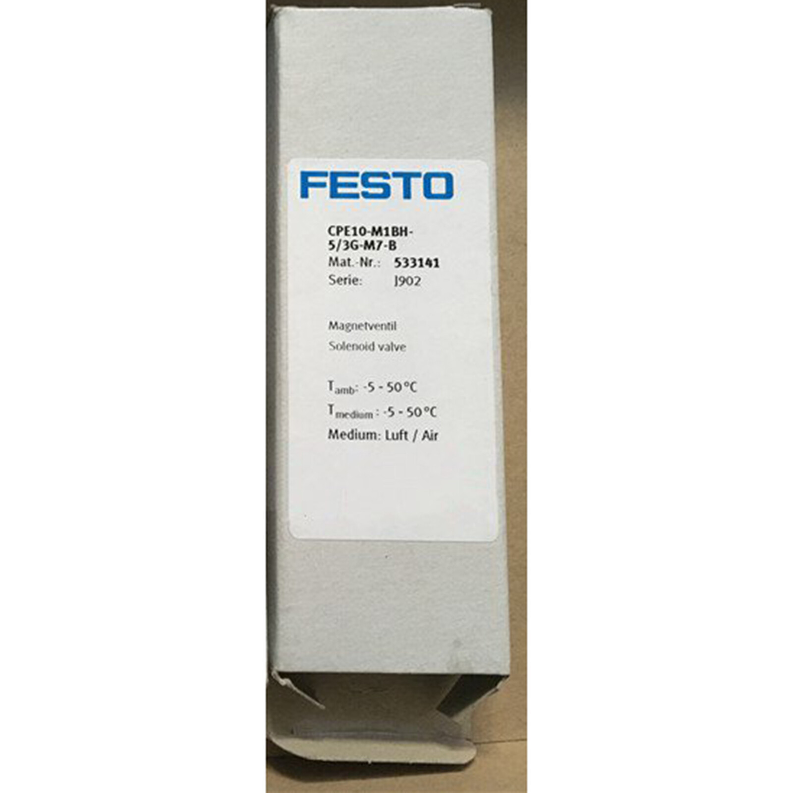 1PC New Festo CPE10-M1BH-5/3G-M7-B 533141 Solenoid Valve Free Shipping