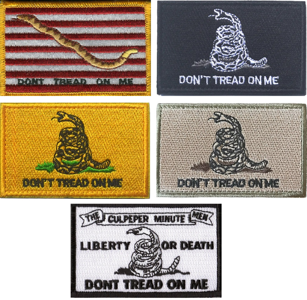 DON'T TREAD ON ME Gadsden Flag 1st Navy Jack Culpeper Tactical Morale Patch