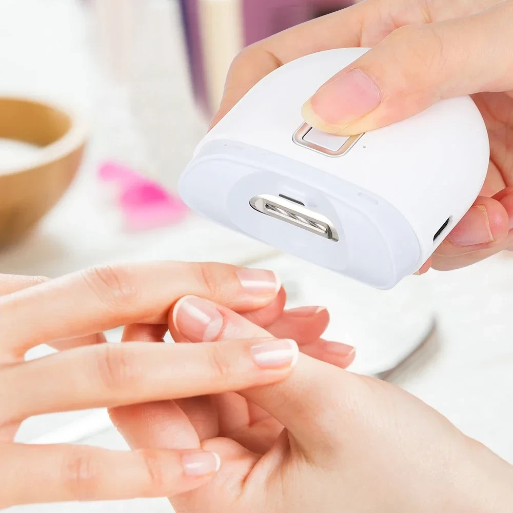 Safety Electric Nail Clipper Automatic Thick Nails Trimmer Professional Tool US