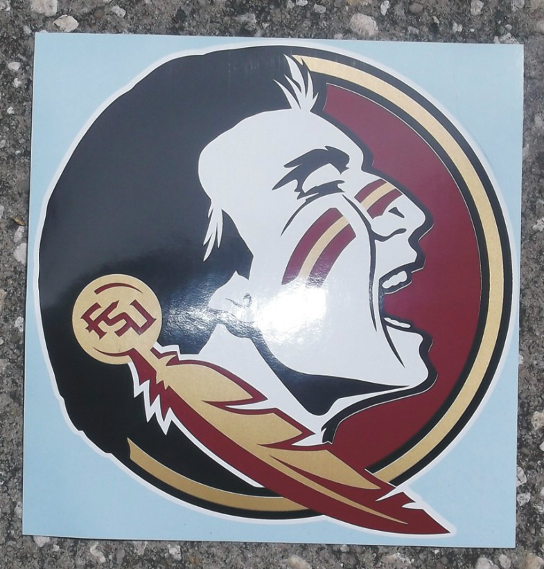 Florida State Seminoles FSU decal - sticker - NEW LOGO