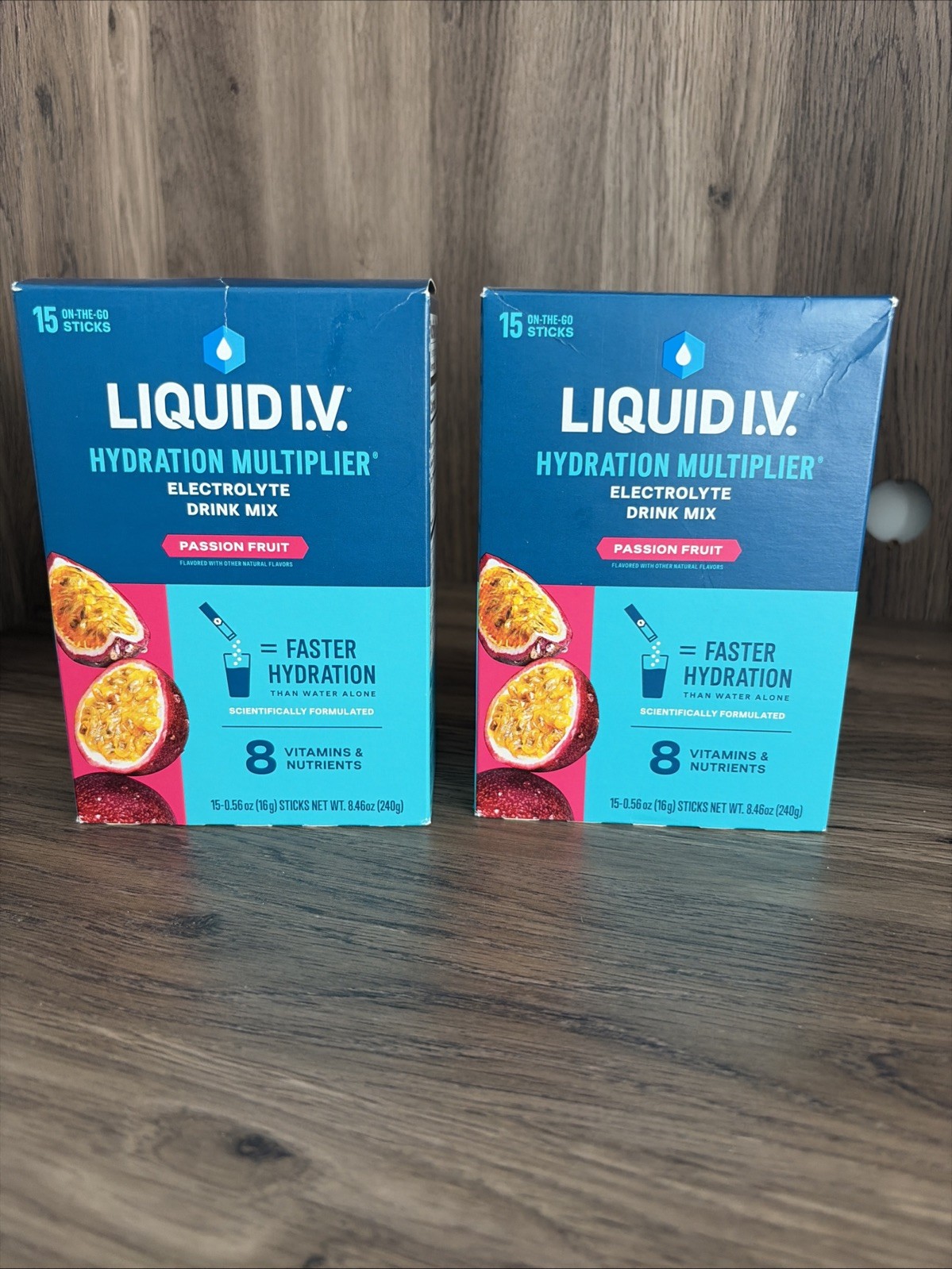 Liquid I.V. Passion Fruit Hydration Multiplier Electrolyte Mix, 0.56oz 30 Count