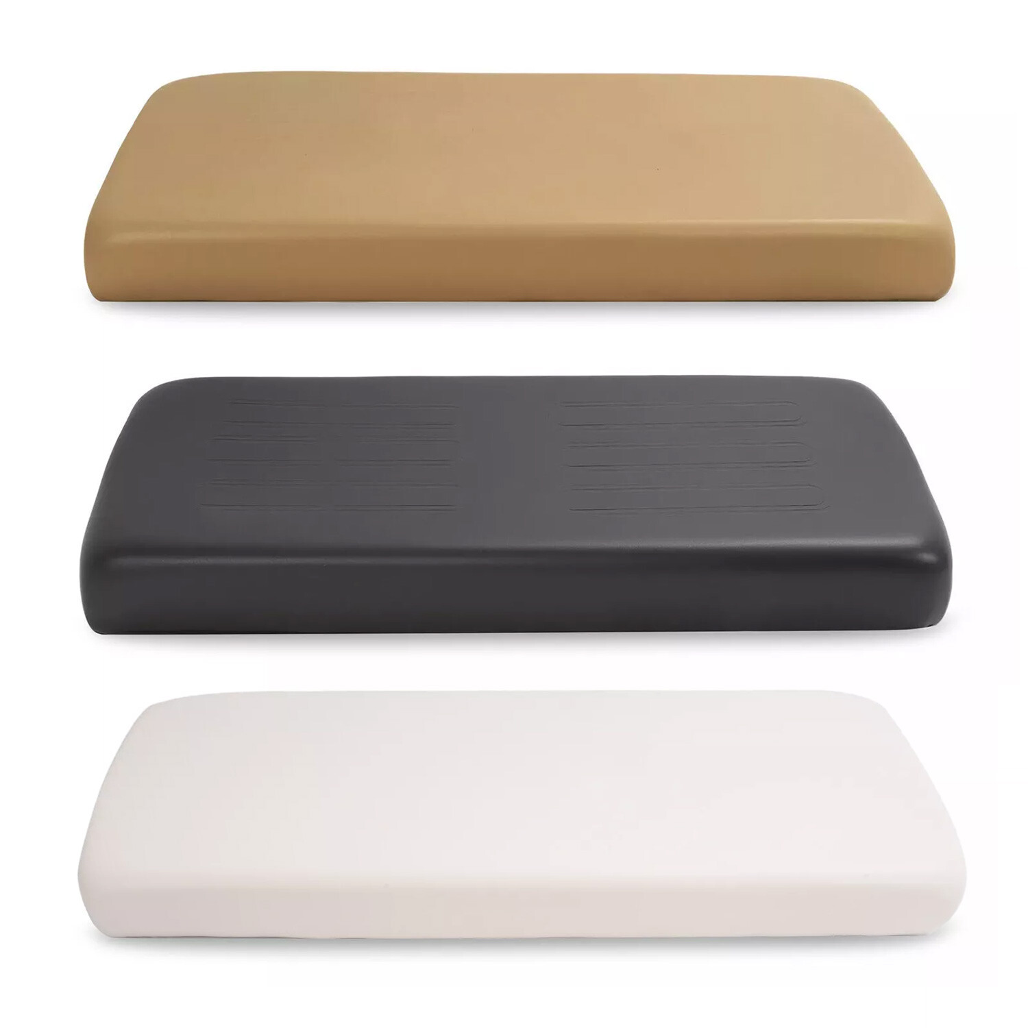 White/Black/Buff Seat Bottom Cushion For Club Car DS 1979-2000.5 1981 Golf Cart