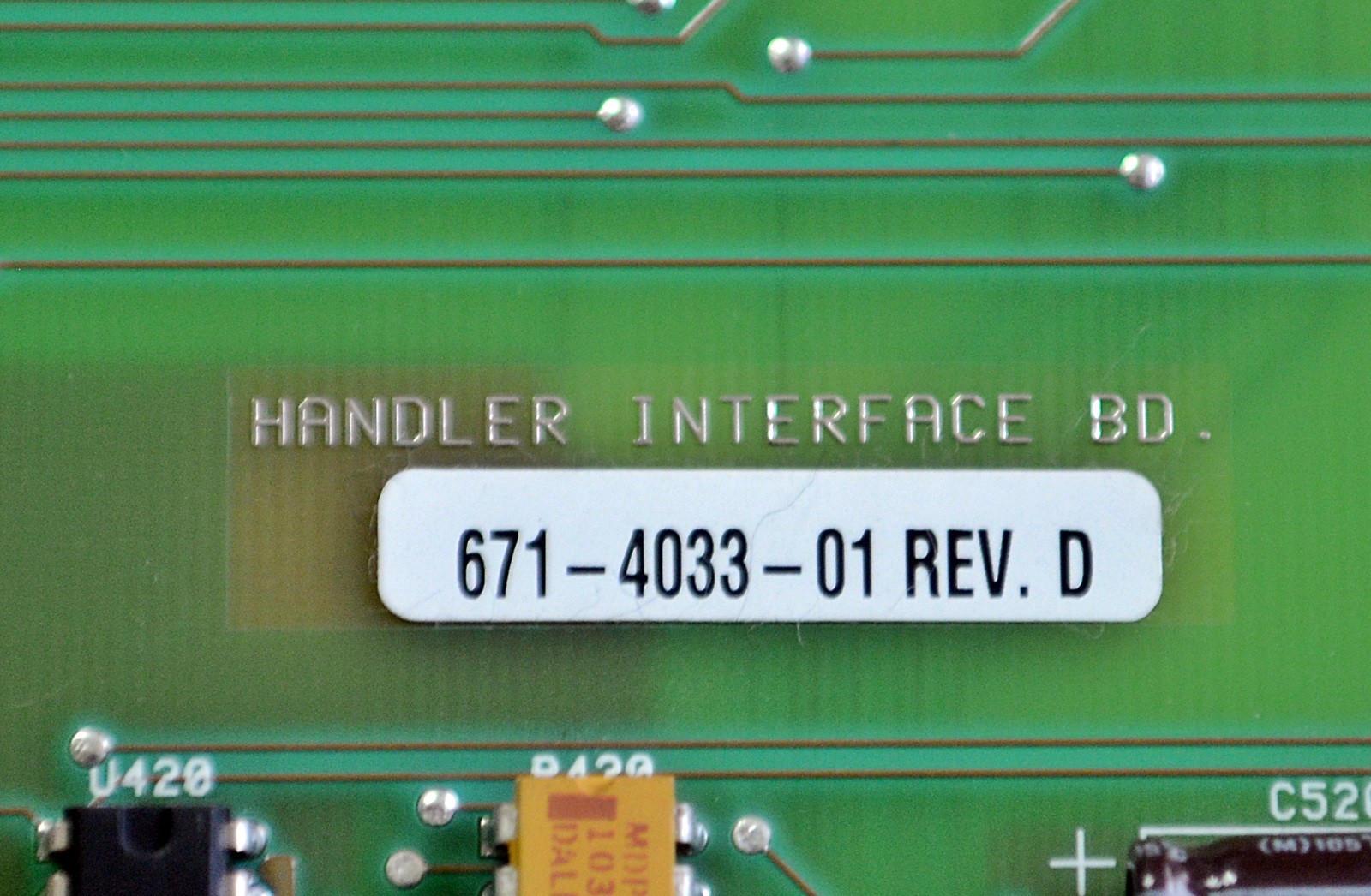 Tektronix Handler Interface Board 671-4033-01 Rev.D free ship