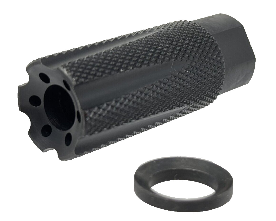 .308 .300 Win Linear Compensator Muzzle Brake 5/8x24 USA Made Steel Comp +Washer