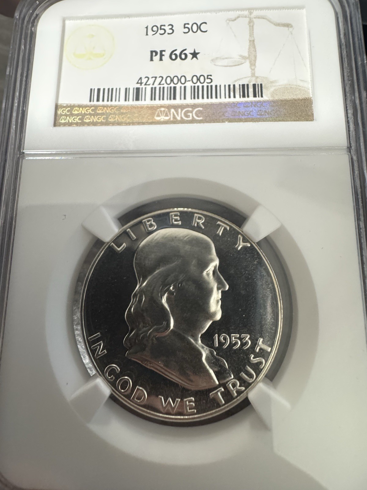 1953 Ben Franklin Proof 66 Star