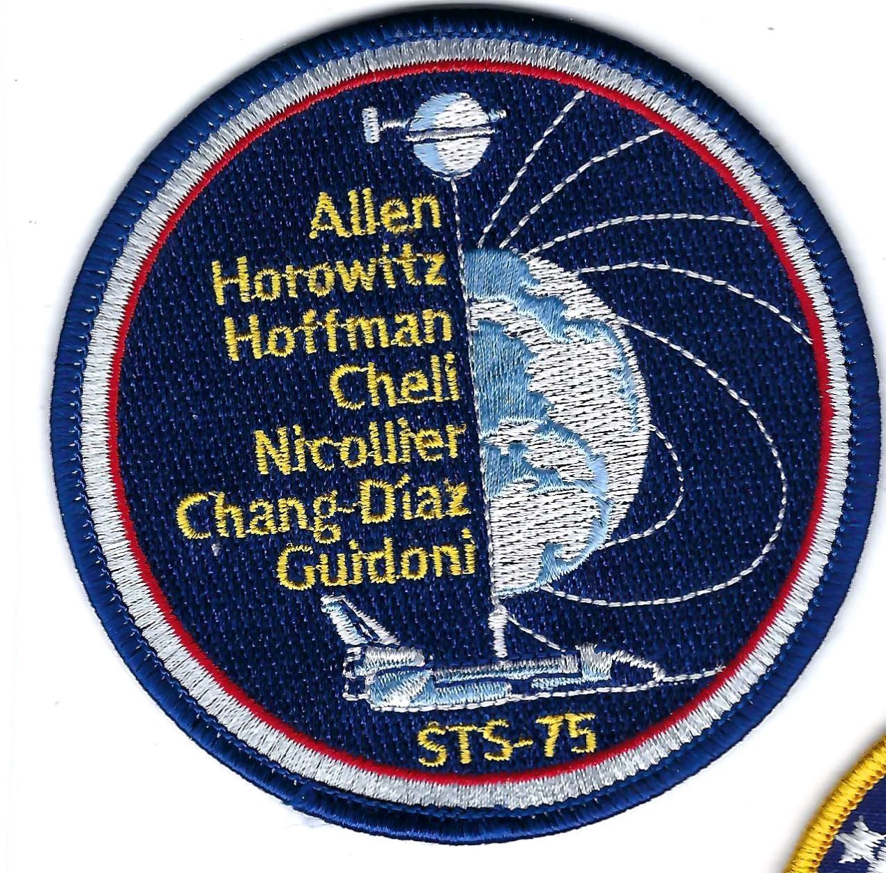 PATCH USAF NASA STS-75 COLUMBIA 1966   JP-9