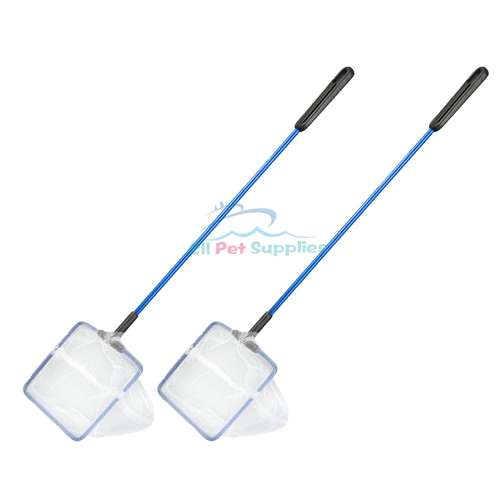 AQUANEAT 2pcs Aquarium Fish Net, Small Fish Tank Cleaning Net, Wastes Skimmer