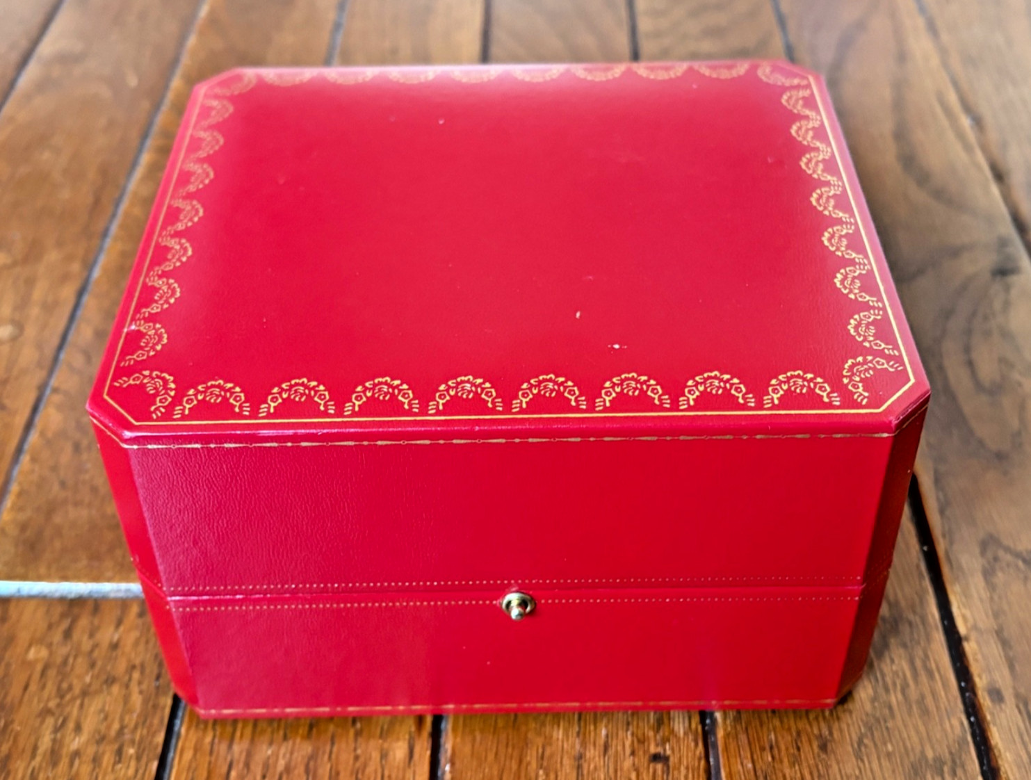 Authentic Cartier Empty Watch Box CO 1018 Red Box Ex Condition #P57