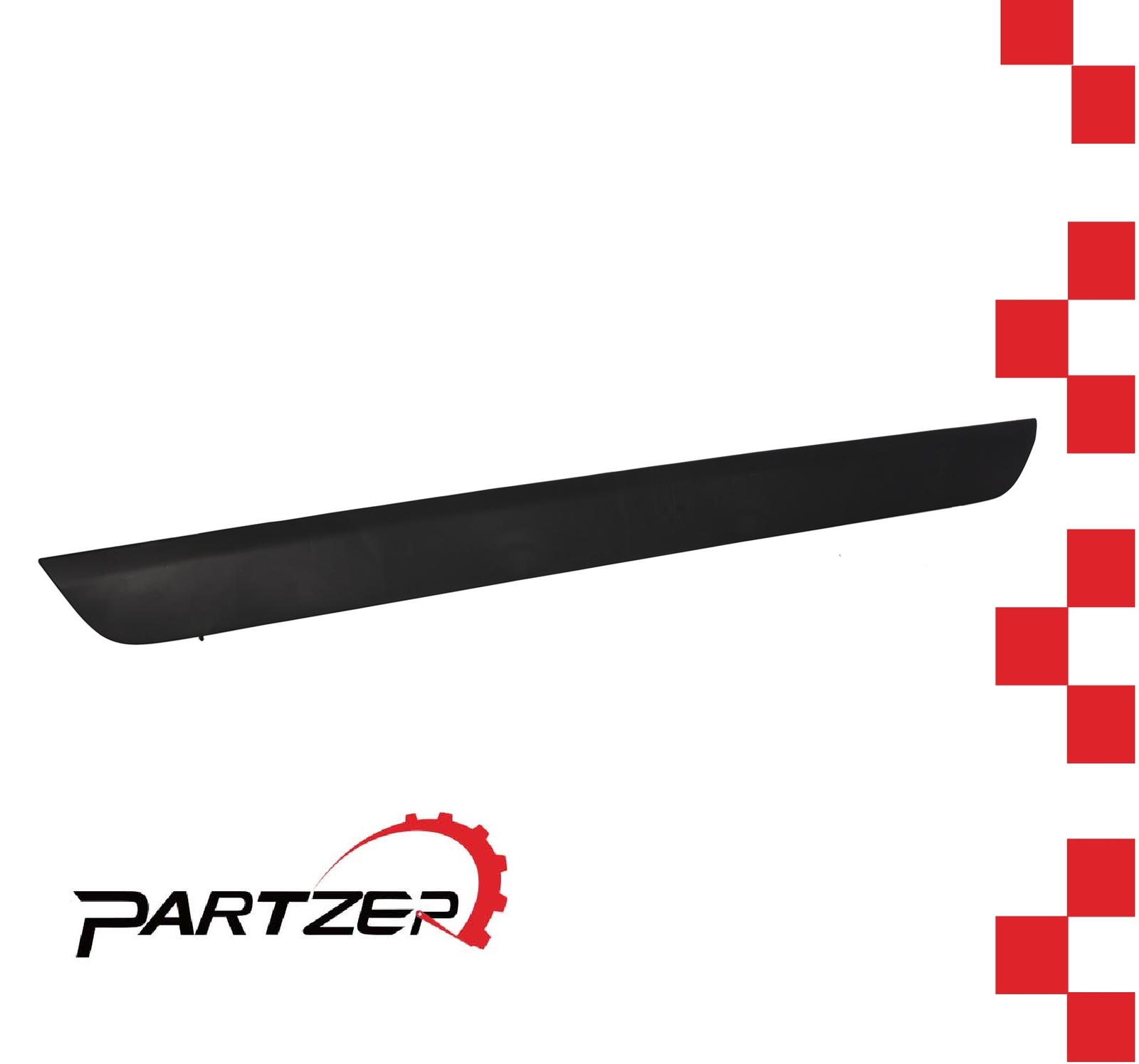 Black Molding Tailgate Liftgate Finish Trim For 2019-2022 Toyota RAV4 768020R030