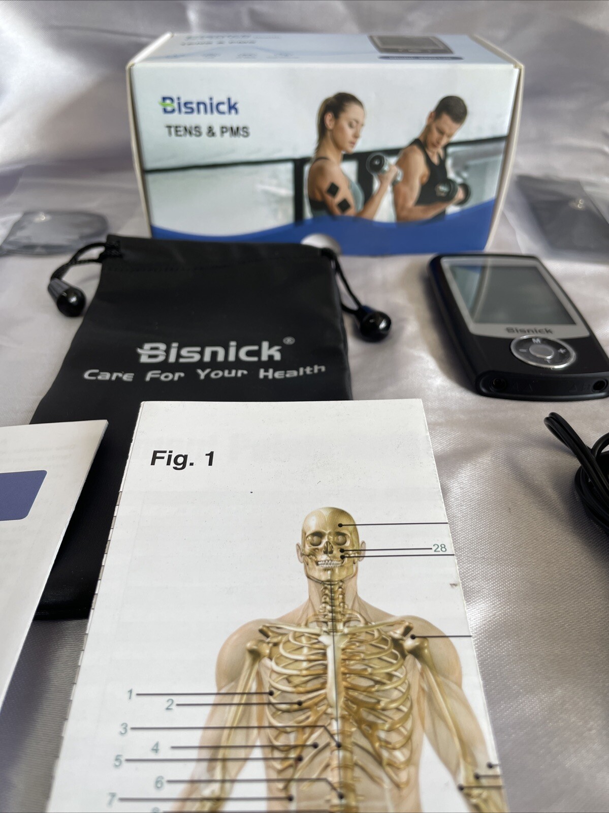 Bisnick TENS Unit Muscle Stimulator Machine for Back, Neck, Sciatica, Nerve...