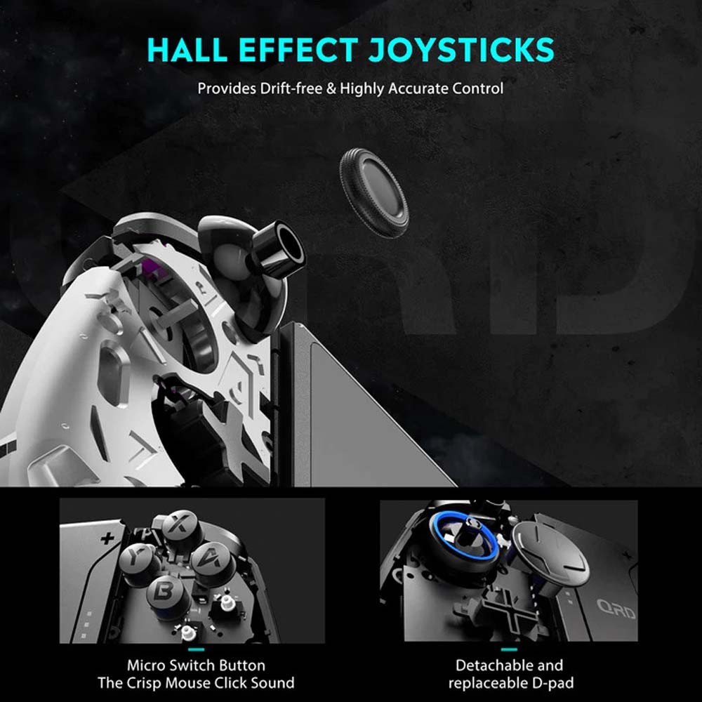 QRD Stellar T5 Wireless Controller Joy-pad for Nintendo Switch Pro Lite OLED PC