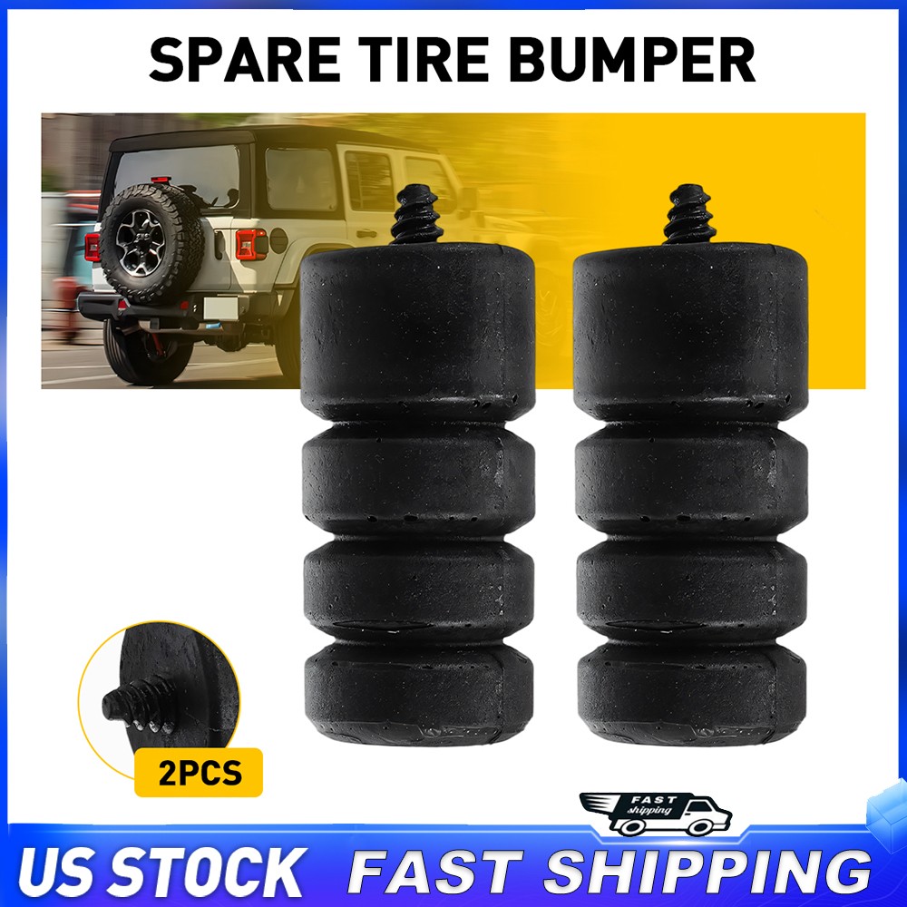 Tailgate Spare Tire Bump Stop for 2018-23 Jeep Wrangler JL Tire Carrier Extended