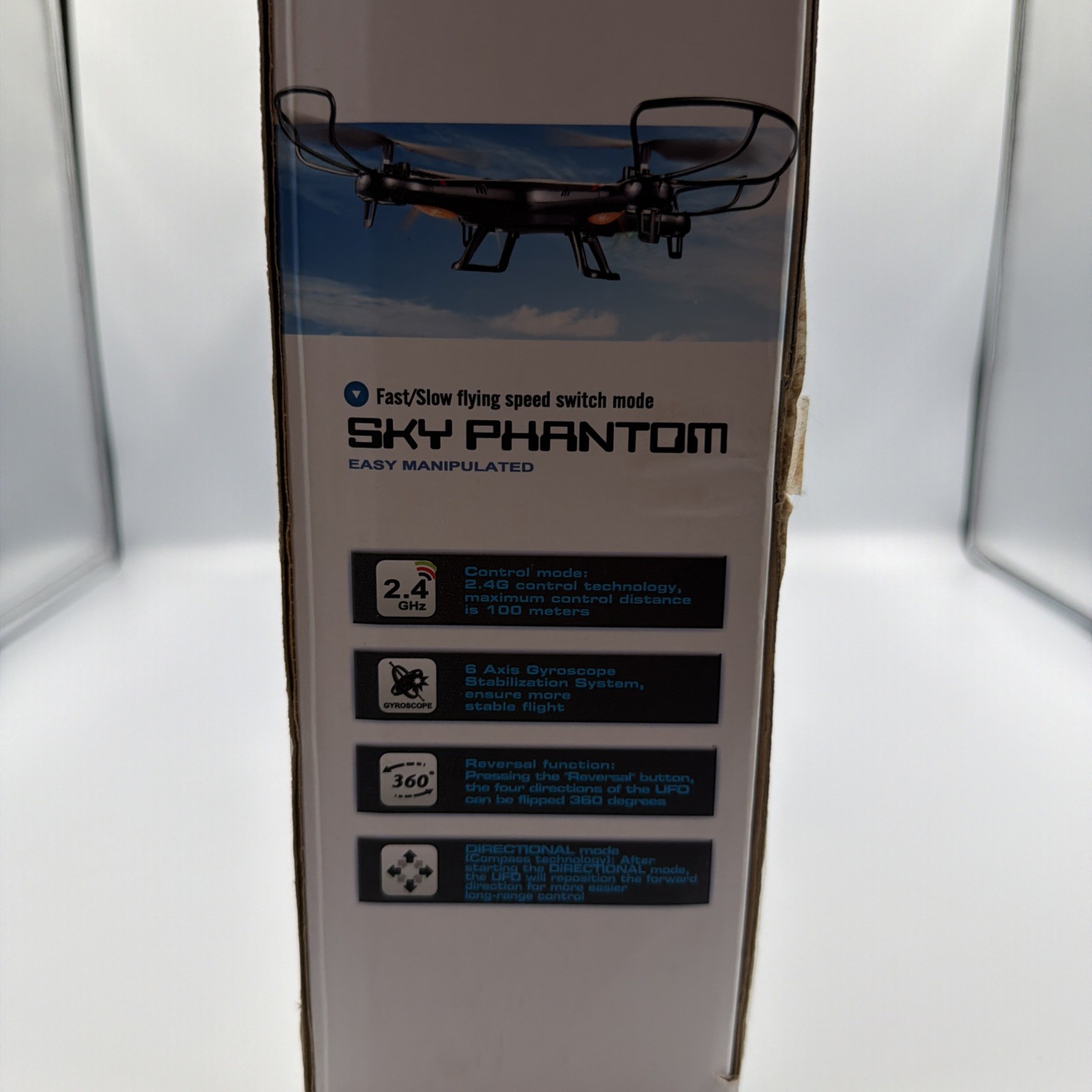 2.4G-4CH Sky Master Quadcopter Remote Control Drone Sky Phantom NEW Open Box