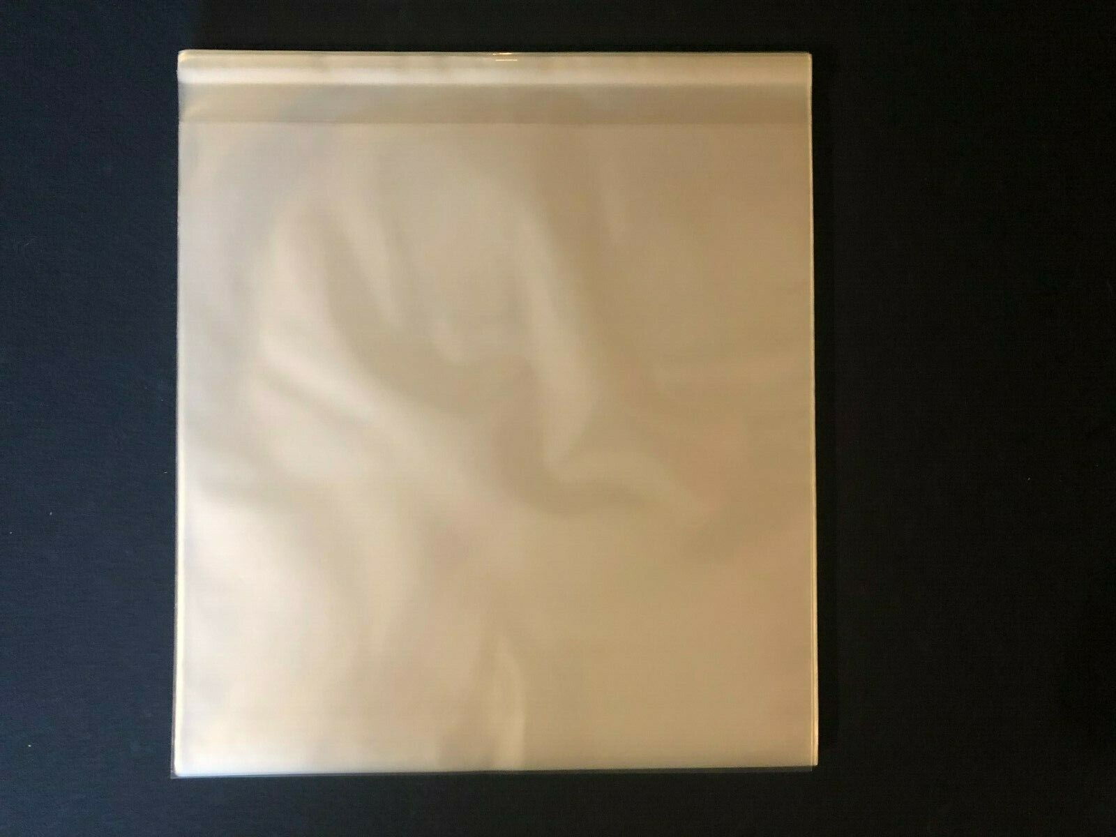 25 Record Sleeves Resealable Flap clear Plastic Outer 33 RPM LP Cover Album bag