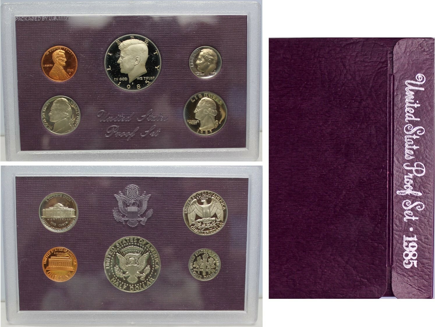 1985-S Proof Set United States US Mint Original Government Packaging Box