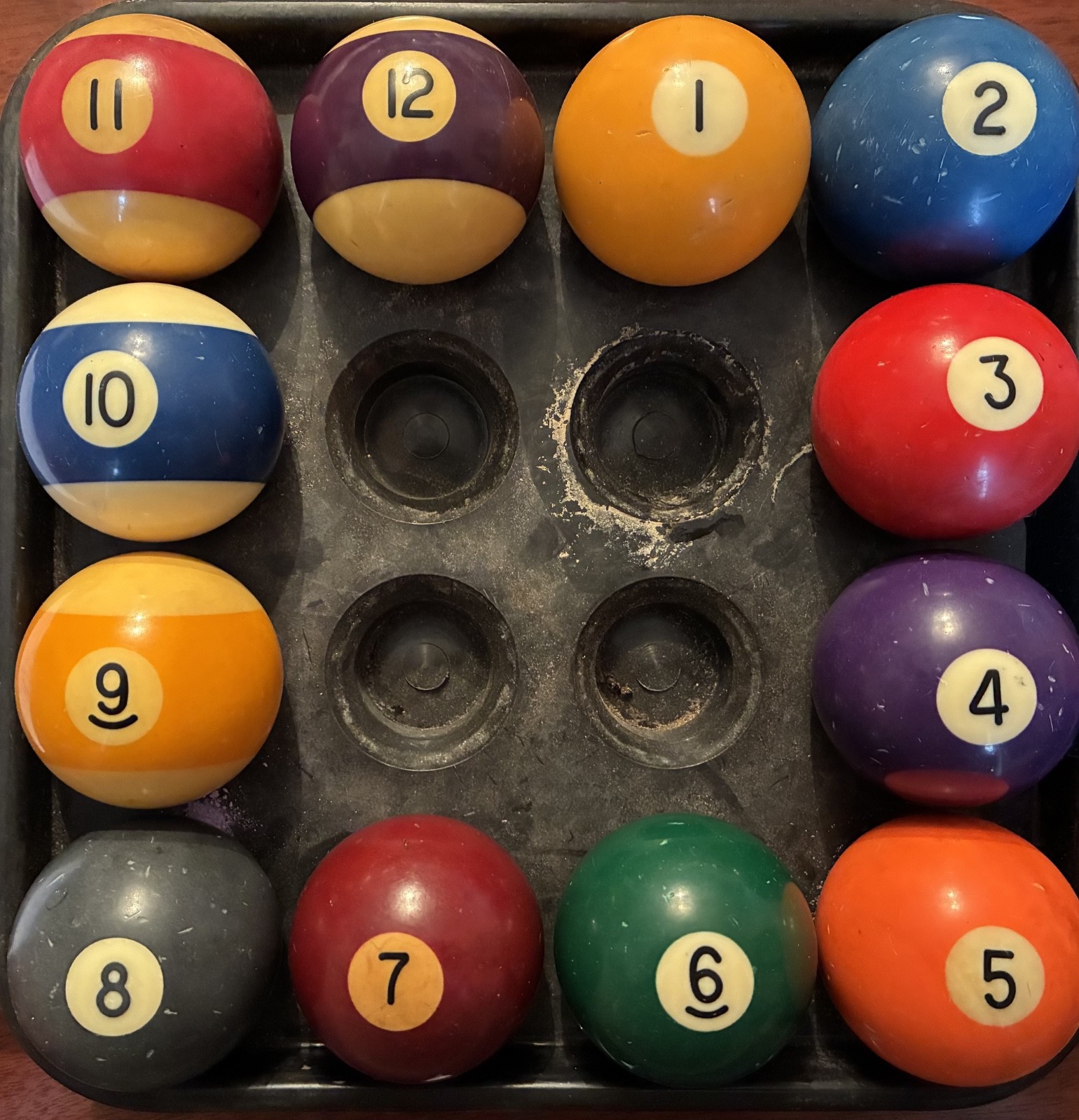 Billiards Pool Regulation Size Ball Wall Clock Parts