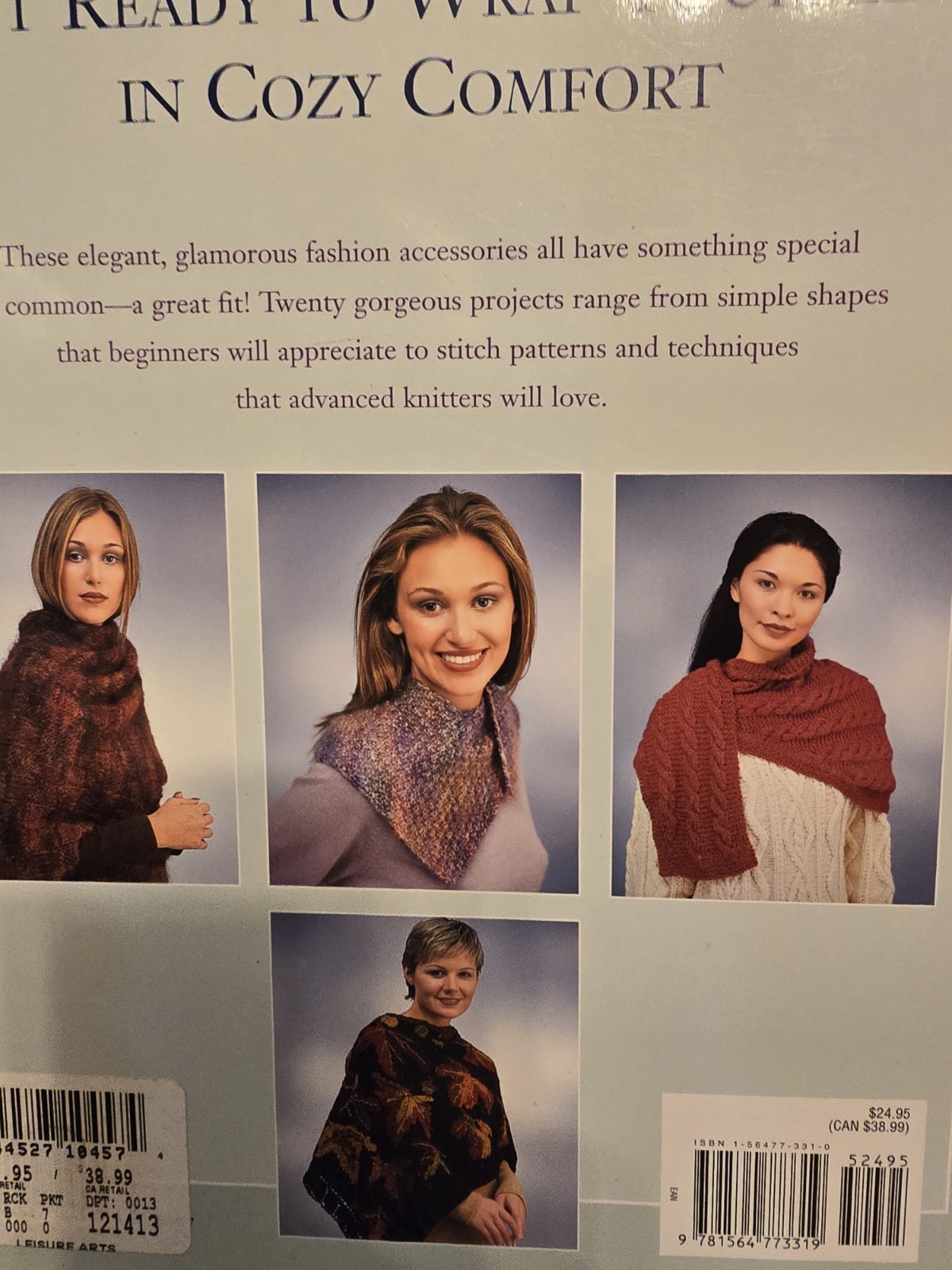 KNITTED SHAWLS STOLES AND SCARVES