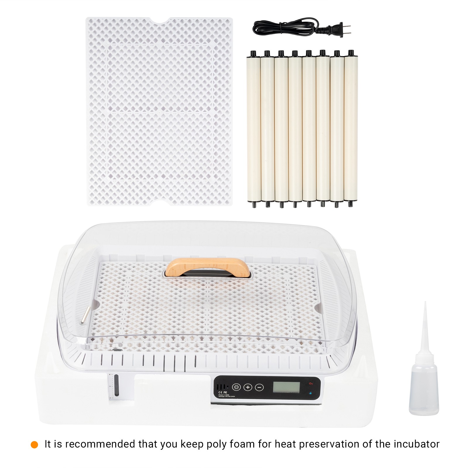 35 Egg Incubator with Automatic Egg Turning Egg Hatching Temp & Humidity Control