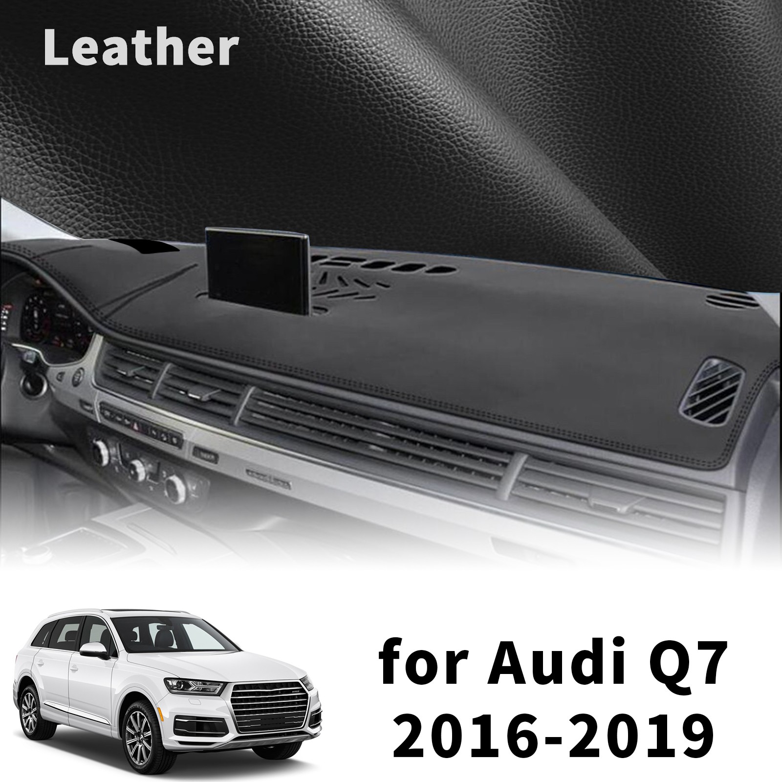 for Audi Q7 4M 2016 2017 2018 2019 LHD Dashboard Pad dashmat Accessories