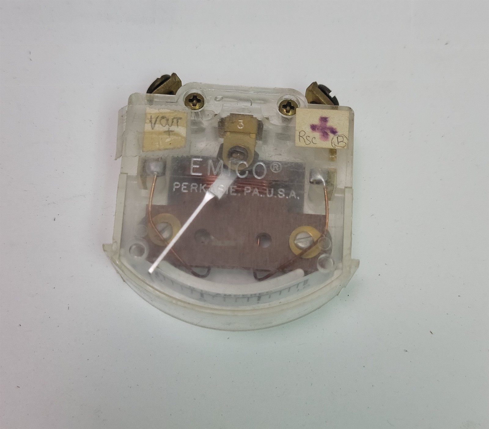 Spar Electronics / Emico 0-2115-1 Mini Panel Meter , 0-1.5 DC Amps
