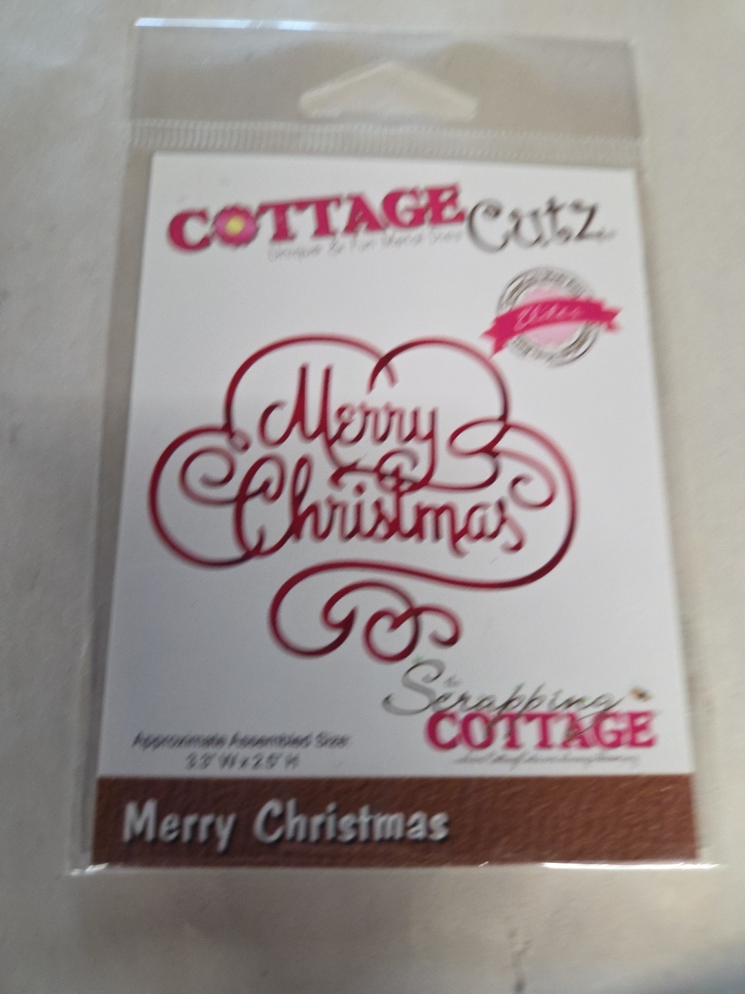 Cottage Cutz Die Merry Christmas