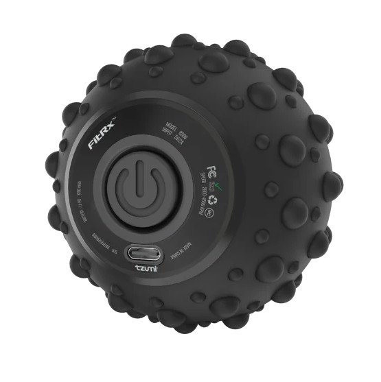FitRx VibraBall Deep Tissue Massage Ball – Rechargeable, Vibrating, 3 Speeds