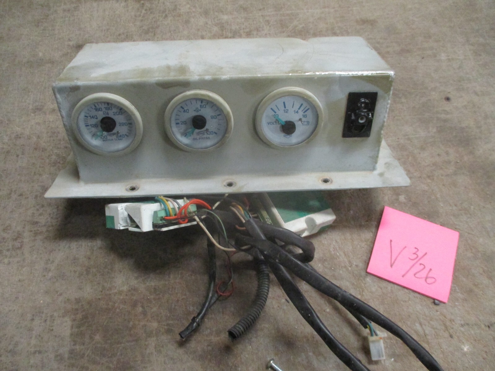 Used External Gauge Set for Cummins/Onan 7.5kw Diesel Generator 7.5HDKAT41934