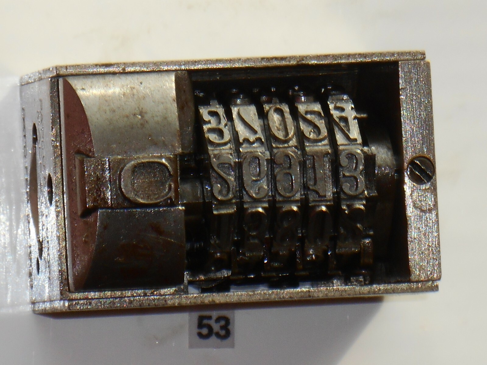 Letterpress Numbering machine | (Roberts #27A) | 53