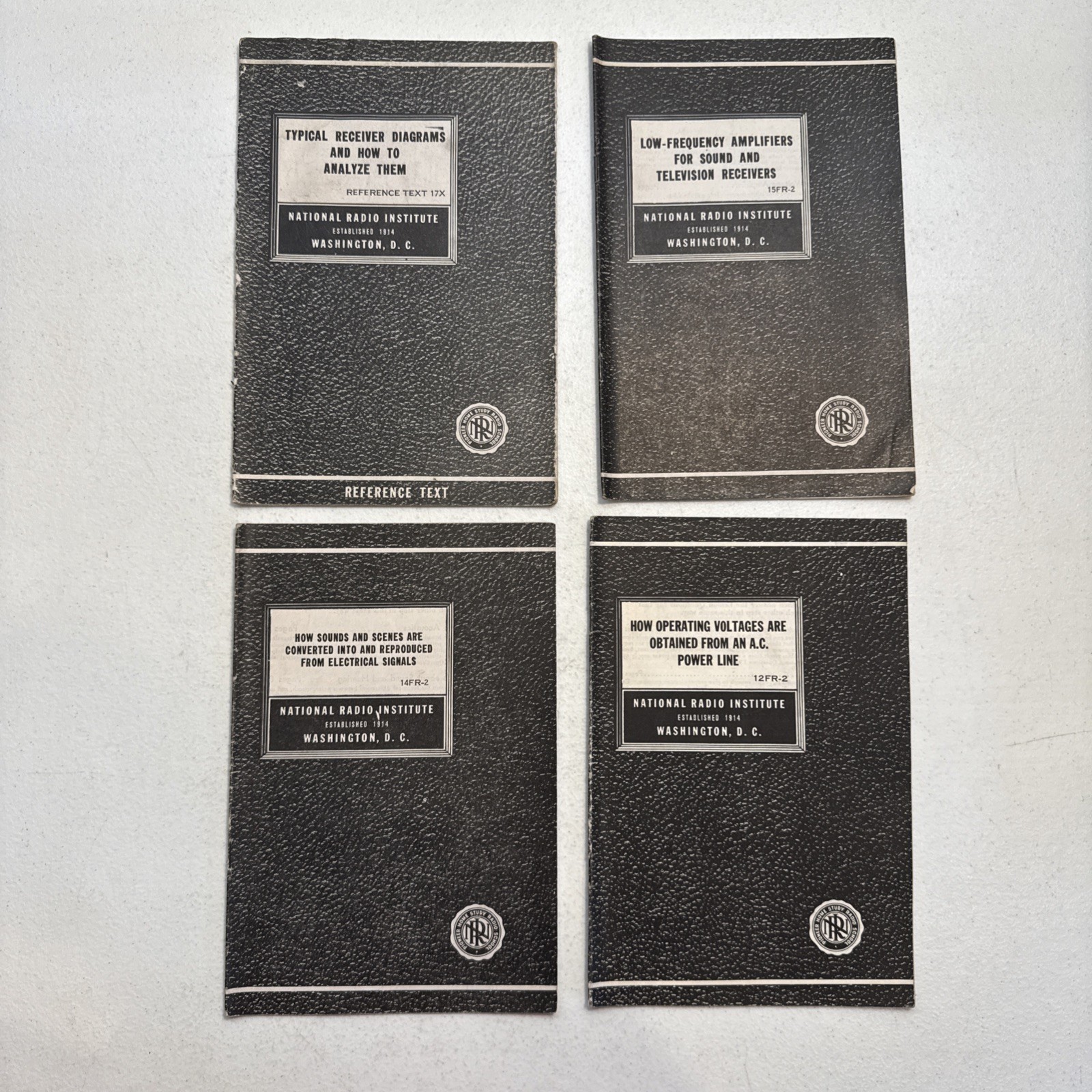 Lot Of 4 1940’s National Radio Institute Booklets