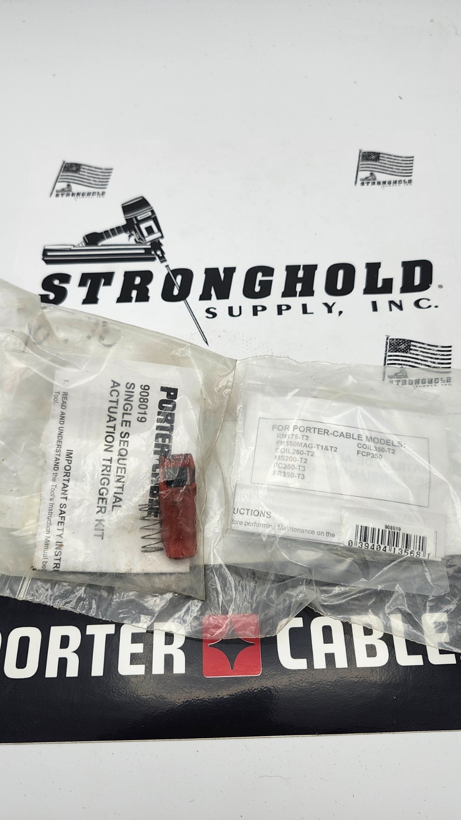 NEW PORTER CABLE OEM PORTER CABLE 908019 W/ SPRING TRIGGER