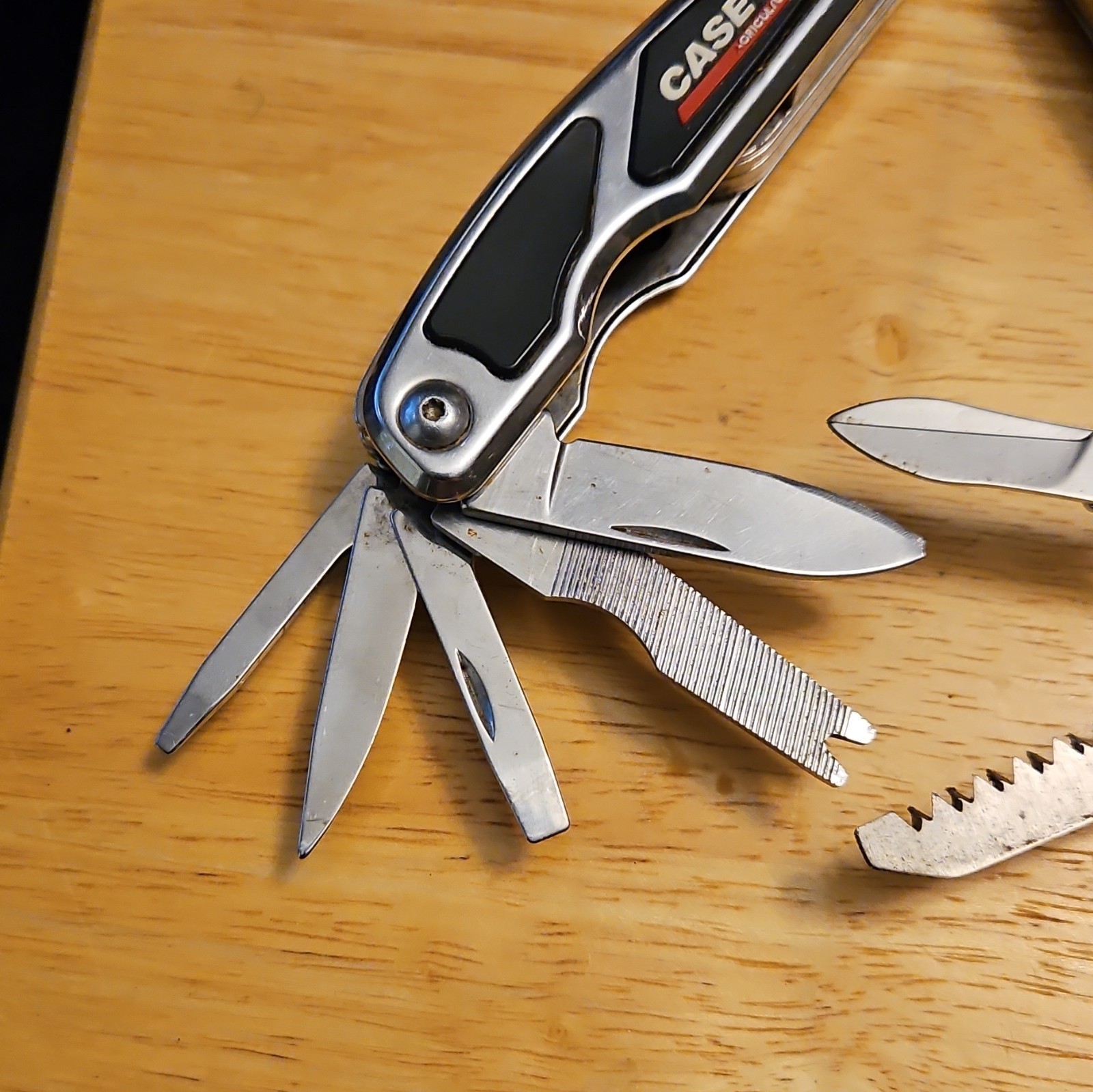 Case Multi-Purpose Multi-Tool Pliers, Stainless Steel, Leather Sheath