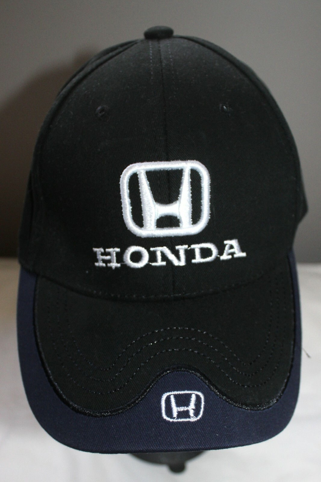 HONDA BLACK & BLUE MEN'S COTTON BASEBALL HAT CAP ONE SIZE