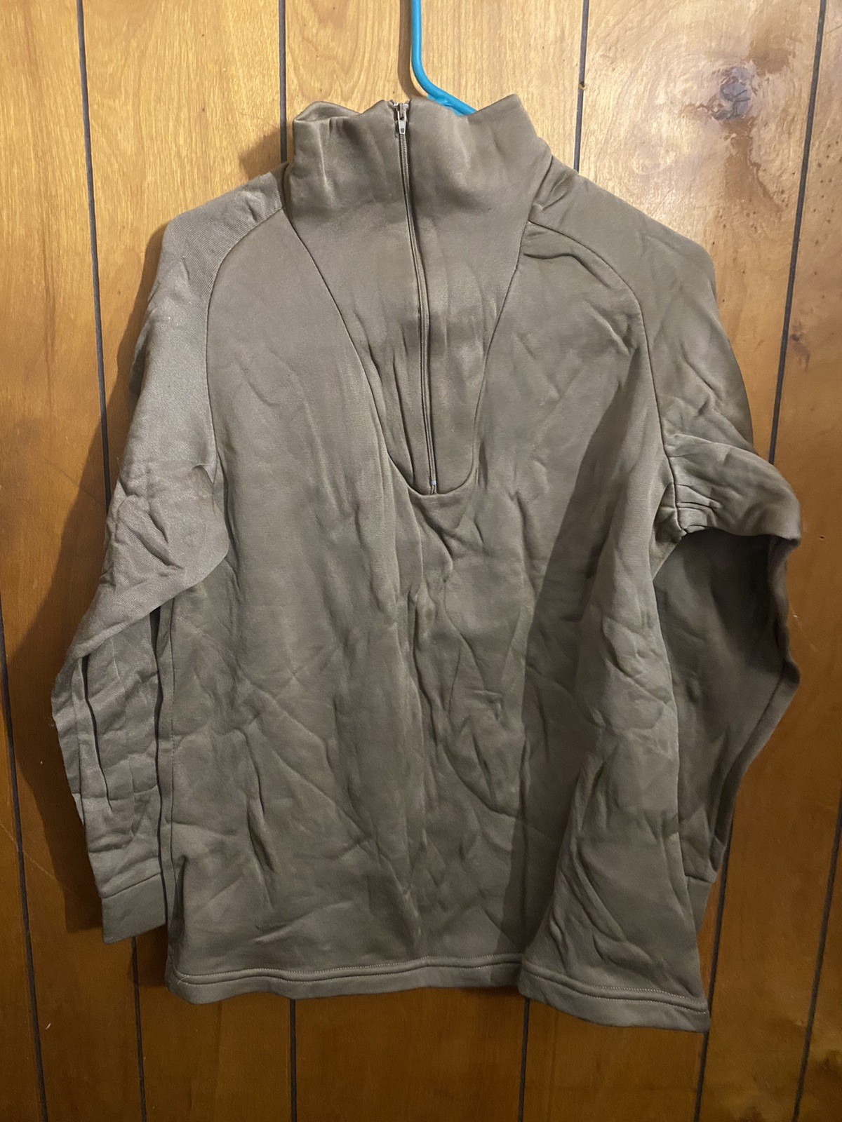 US Military Undershirt POLY Cold Weather Men's Large Thermal Layer Top