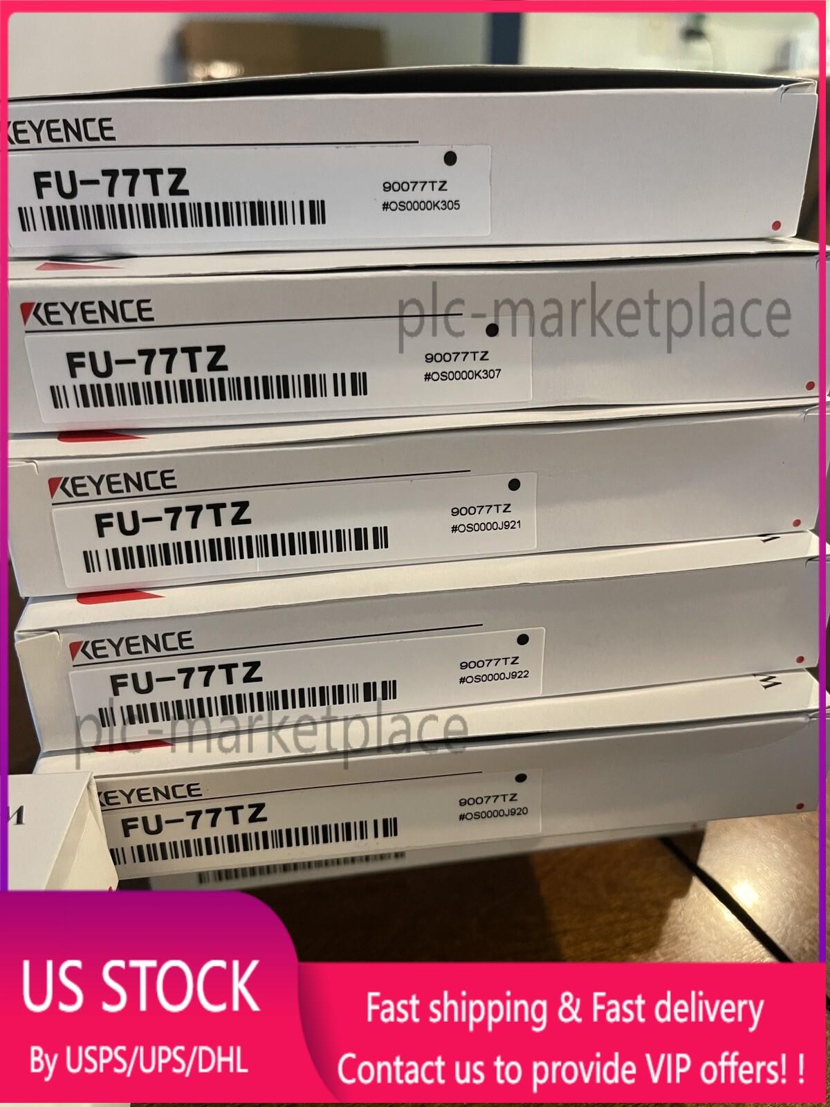 NEW FU-77TZ FU77TZ Keyence Transmissive Fiber Optic 2M Cable, US Free TAX