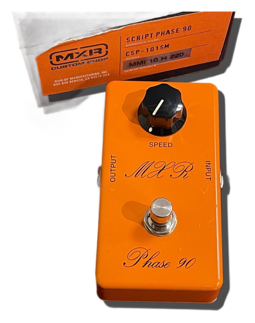 MXR CSP-101MS SCRIPT PHASE90 Phaser Pedal 3212 Tested & Works