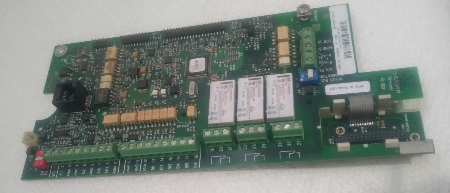 ABB 68500320 Drive board SMIO-01  2 ea Ver C, 2 ea Ver G