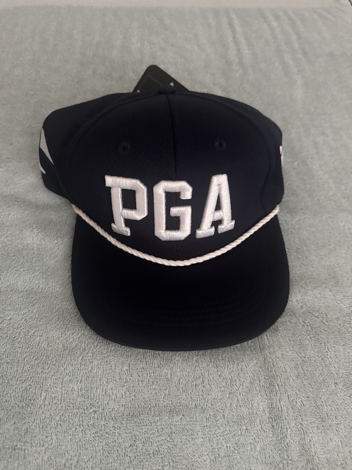 PGA Junior League Rope Hat Navy White SnapBack NWT