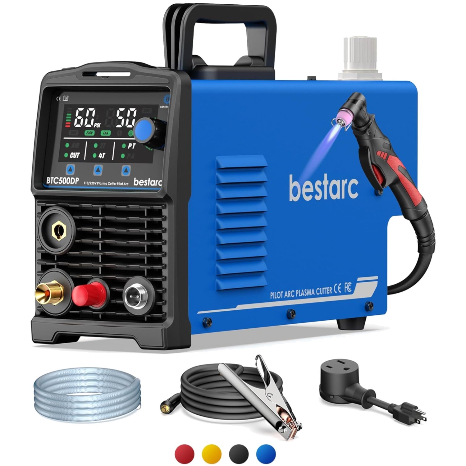 DIY 50A Plasma Cutter Machine, Air Sensor, LED Display