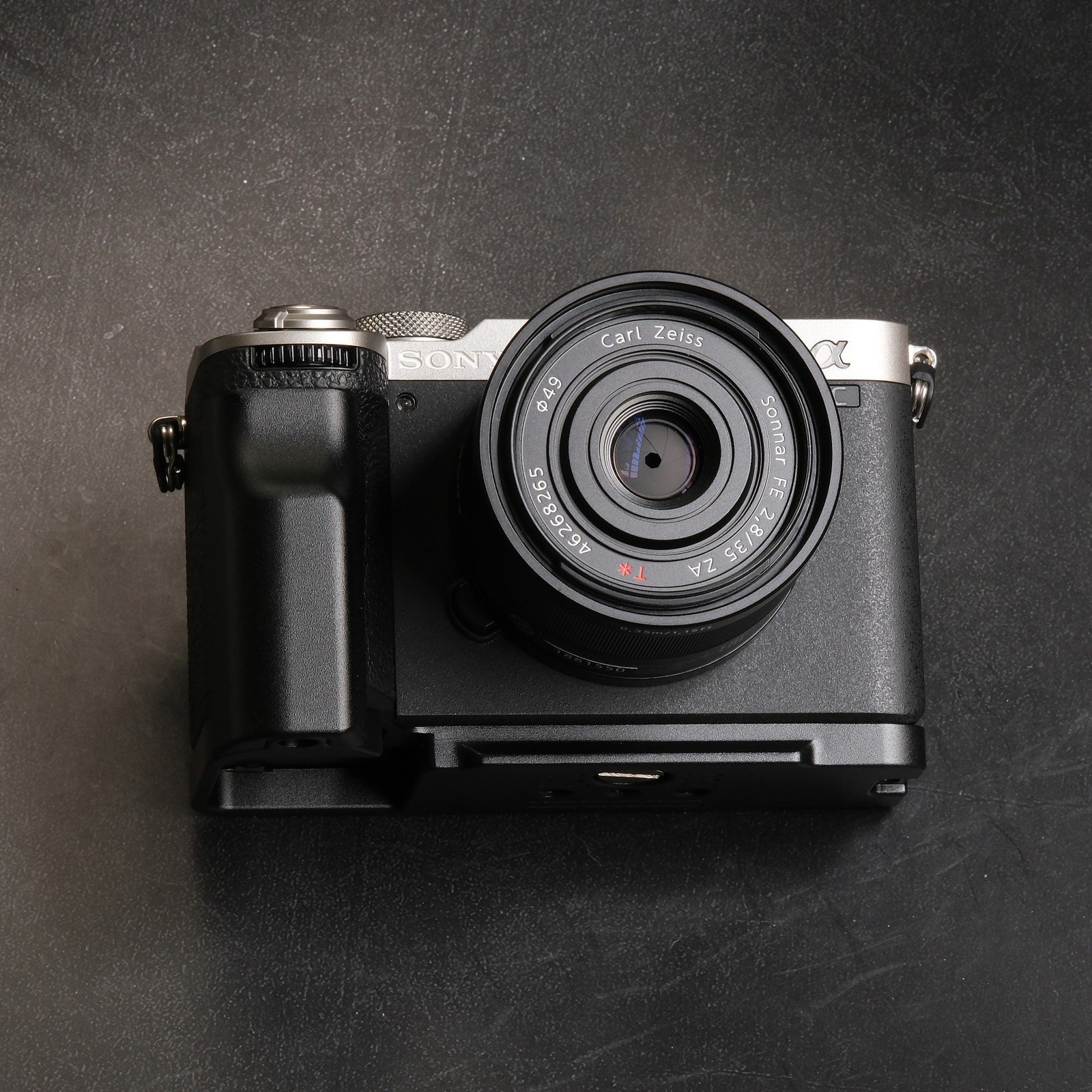 Sliver Black Metal L Hand Grip For Sony A7C2 II A7CR Camera Handle Anti-slip